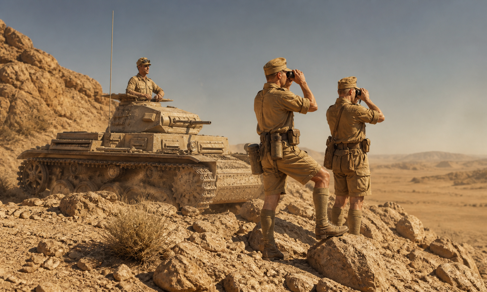 Panzer II reconnaissance patrol