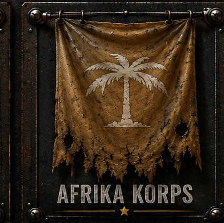 Afrika Korps field standard
