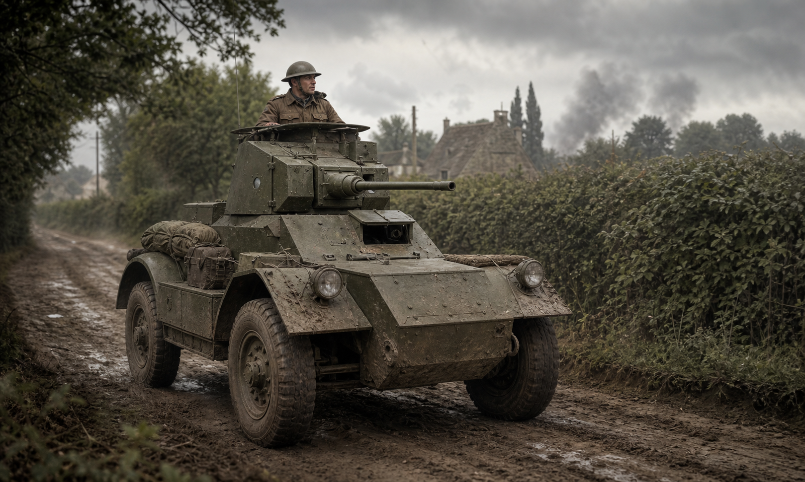 British AEC Mk III armored car
