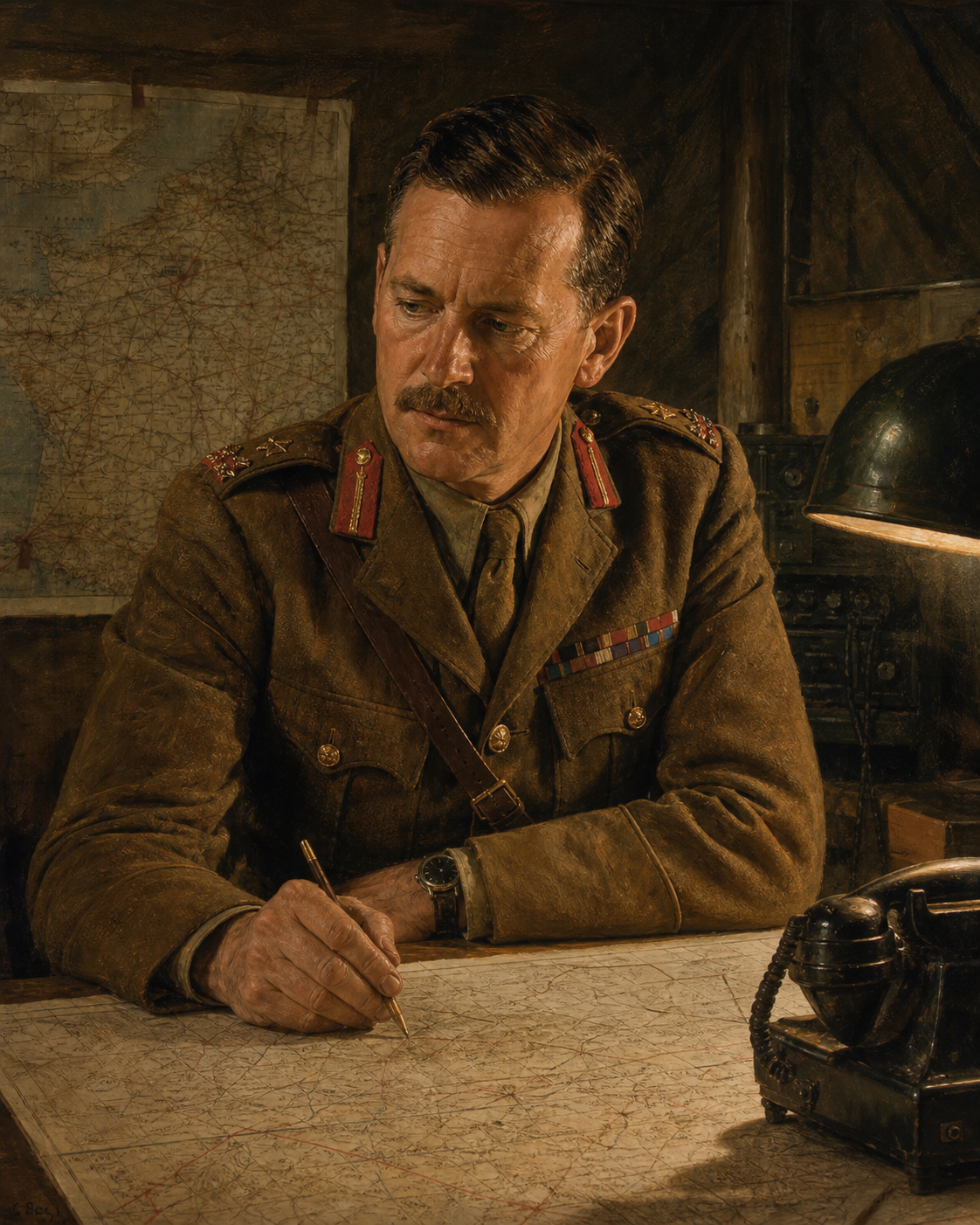 Fictional British commander