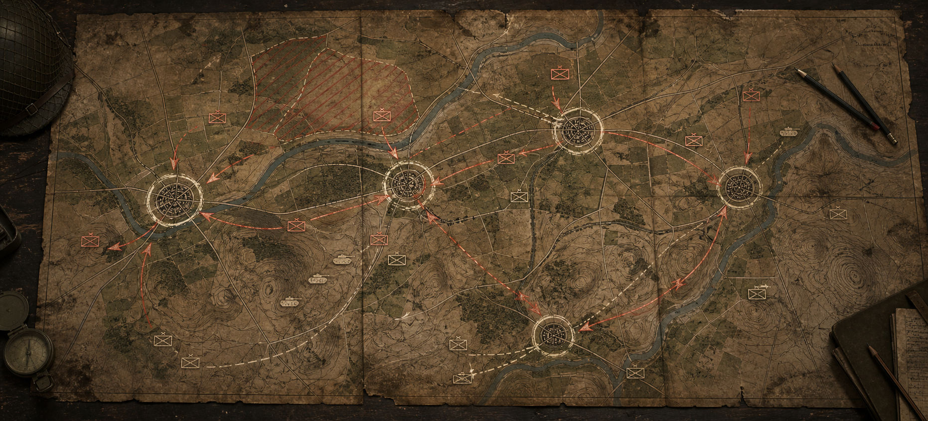 U.S. FORCES tactical doctrine map