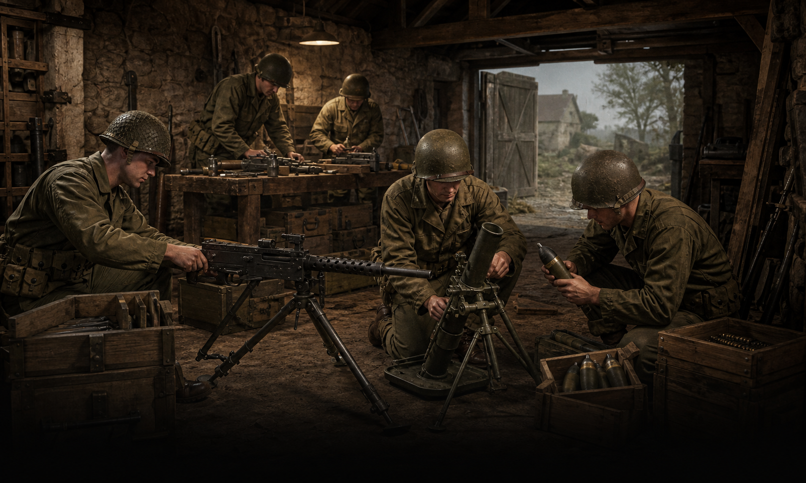 World War II U.S. weapon support workshop