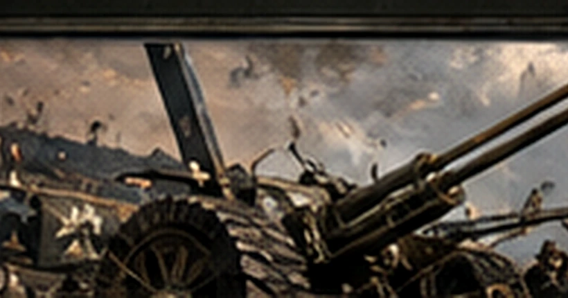 U.S. field gun position