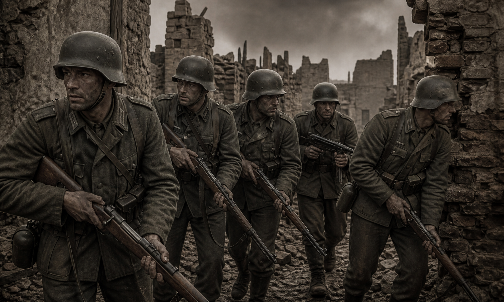 German grenadier squad